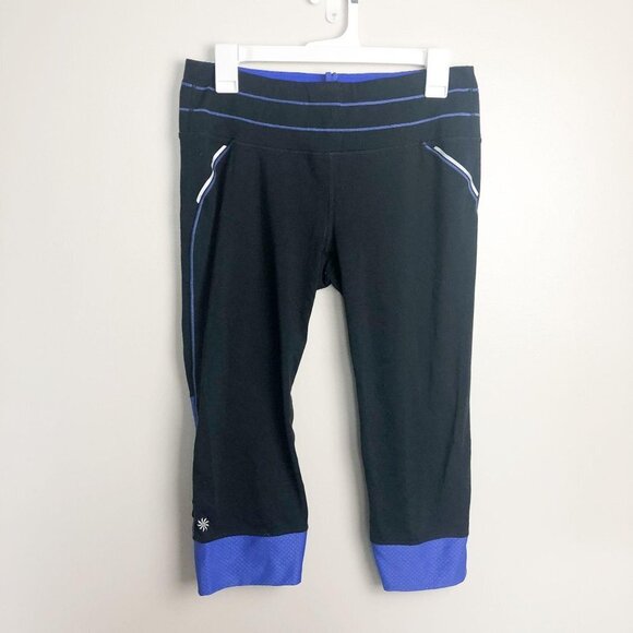 Athleta Cropped Performance Athletic Leggings - Picture 1 of 8
